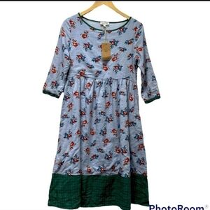 NWT Hidden Alley Floral Boho Prairie Dress Size Small